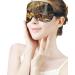 Jungle Hunting Deer Soft Sleep Mask - Adjustable Light Blocking Eye Mask for Men & Women - Buy Online on GoSupps.com