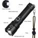 TOVINANNA Long Range Waterproof Flashlight Led Torch Lamp Flashlight Rechargeable Led Torch Light Rechargeable Led Rechargeable Flashlight Lantern Aluminum Alloy Multifunction 5000mah 16.30X4.30X3.10CM - Buy Online on GoSupps.com