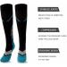 WSYKC Compression Socks - Opaque Knee High Support Stockings for Edema & Pregnancy | Closed Toes Black & Blue L/XL - Buy Online on GoSupps.com