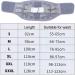 Unisex Lumbar Support Pain Relief Belt - Intervertebral Disc Back Support & Posture Correction - Steel Widened Waist Protection (Gray XXXL) - Buy Online on GoSupps.com
