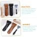 Lalafina Reiserasierer - 5-Piece Vintage Leather Razor Set for Hairdressers | Handmade Protection for Outdoor Use | Safe & Durable | 16.5x4.2cm | Buy Now! - Buy Online on GoSupps.com