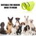 Fluorescent Orange Reflective Safety Vest for Dogs - Adjustable Warning Vest with Velcro Fastener | M Size - Enhance Night Safety - Buy Online on GoSupps.com