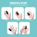 Trigger Finger Splint - Support Brace for Pain Relief Alleviating Locked & Bent Fingers Tendonitis & Stiffness - Adjustable Knuckle Wrap - Black - Buy Online on GoSupps.com