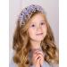 IYOU Floral Wedding Headbands Purple Sparkly Crystal Headpiece Birthday Bridal Wedding Hair Hoop for Flower Girls - Buy Online on GoSupps.com