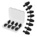 4Pairs Ear Plugs for Sleeping Soft Silicone Earplugs Noise Cancelling Black Earplug for Swimming Snoring Concerts Shooting Airplanes.