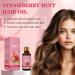 2PCS Strawberry Mint Hair Growth Oil Natural Hair Essences Oil For Thin Hair Dry Damaged Hair Care - Buy Online on GoSupps.com