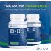 Enuvia D3+K2 - Vitamin D3 K2 Supplement for Women and Men - 60 Veggie Capsules - with Bioperine Black Pepper Extract - Supports Maximum Calcium Absorption and Heart and Bone Health - Made in The USA - Buy Online on GoSupps.com
