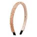 Alpenfl stern ADV150 Women's Costume Headband Glitter Beads Slim Hair Band Non-Slip for Dirndl (Champagne Brown) (Champagne-Brown)