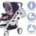 Menions Portable Nappy Changing Mat with Wipe-Pocket, Head Cushion, Waterproof Pad - Grey/Star Print | Travel Baby Change Bag for On-The-Go Parents - Buy Online on GoSupps.com