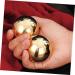 Buy Tovinanna 4-Piece Brass Massage Balls - Hand Exercise & Fitness Roller - Handmade Copper Golden Gift - Buy Online on GoSupps.com