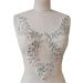 Handmade Rhinestone Lace Applique with Beads - Multicolor Dress and Clothing Trim - Buy Online on GoSupps.com