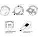 Bira 3/4 inch Lever Action Craft Punch for Paper Crafting - 0.75 inch Circle Design - Scrapbooking, Cards, Arts - Color May Vary - Buy Online on GoSupps.com