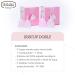 Irisana Menstrual Cup Pack of 2 - Size L - Pink & Transparent - Surgical Silicone - Compatible with IUP - Iriscup Model - International Shipping Available - Buy Online on GoSupps.com
