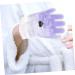 Housoutil 2 Pairs Wax Gloves Spa Foot Mask Purple Pe Bag - Buy Online on GoSupps.com