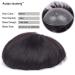 AuspiciousWig Hair Replacement System for Men | 8x10 Inch Natural Human Hair Toupet | Thin Skin Design for Superior Comfort - Buy Online on GoSupps.com