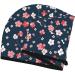 Hair Towel Wrap | Quick Drying Towel Turban with Button - Cherry Blossoms Design - Buy Online on GoSupps.com