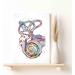Modern Farmhouse Bedroom Decor: Semicircular Canals Ear Watercolor Print | Audiologist Gift & ENT Office Medical Art | 12x18 Ready to Hang - Buy Online on GoSupps.com