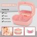 LdawyDE Denture Box Retainer Case Set - Denture Brush Chewies and Removal Tool Included - Mirror Attached for Convenience Pink - Buy Online on GoSupps.com