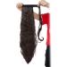 20 Real Long Corn Wave Ponytail Clip in Hair Extension for Women - Dark Brown 20 Inch - Wavy Wrap Around Hairpiece - Buy Online on GoSupps.com