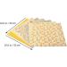 Operitacx 7pcs Yellow Floral Cloth Set Floral Squares Patchwork Photo Fabric Quilting Cloth Suite Small Floral 50X50CM Yellow - Buy Online on GoSupps.com