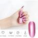 Metal Nail Polish Mirror Effect Quick Drying Metallic Effect Nail Art Polish Pink Plating Metallic Nail Polish Gel Nail Polish Nail Magic Mirror Gel Nail Polish For Chrome Nail No UV(Pink) - Buy Online on GoSupps.com