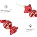 Alipis 8pcs Candy Pendant Red Glitter Ornaments Xmas Hanging Pendant with Rope Christmas Tree Child Plastic - Buy Online on GoSupps.com