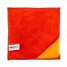Cooking flower |Microfiber cloth cleaning cloth 18 x 18cm |Recording up to 180 ml |Extra absorbent fibers |Color: red | Orange individually red-orange