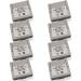 (Pack of 8) 3.6V 68300900 2100mAh Rechargeable Ni-MH Battery for Crane Remote Control Battery 68300900