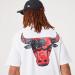 Shop New Era Oversized Distressed Shirt - NBA Chicago Bulls M White | International Shipping Available - Buy Online on GoSupps.com