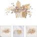 Beaupretty Bride Wedding Comb Headpiece Prom Hair Accessory Women Decorative Hair Comb - Buy Online on GoSupps.com