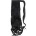 24 Long Curly Wavy Wrap Around Ponytail Clip in Hair Extension - Dark Black 24 Inch - Buy Online on GoSupps.com