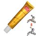 Metal Polish Paste | All Metal Polish Tube Multi Purpose Metal Cleaning Supplies for Silver Copper Brass Chrome Porcelain Rust Removal Coatuiyo