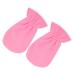 Healeved 1 Pair Exfoliating Hand Mask Gel Gloves Hand Gloves Womens Glove Hand Care Gloves Exfoliating Gloves Gloves Fingerless Gel Spa Gloves Care Bag Polyester Skin Care Pink 29x16cm