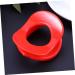 2 Pcs Silicone Lips Mouth Stretcher - Muscle Massager & Slimmer Trainer | Red Color | Enhance Your Face Contour - Buy Online on GoSupps.com