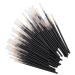 Ipetboom 100pcs Disposable Eyeliner Brush Makeup Girls Cosmetic Brush Artificial Woman Face Brush 9x6.5cm Black