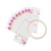 Balacoo 10pcs Eyelash Extension Plate Eyelash Holder Eyelashes Storage Cards Hair Cutting Guide Tool Fan Volume Eyelashes Glue Cards Eyelash Extensions Lashes Portable Extend