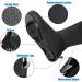 ROTTO Overshoes - Waterproof Bicycle Shoe Covers for Unisex Winter Cold Protection | MTB & Road Bike - Medium Black - Buy Online on GoSupps.com