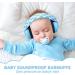 CUIFULI Kids Noise Reduction Earmuffs - Blue, for Babies & Toddlers 12-36 Months - Buy Online on GoSupps.com