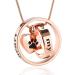 VCCWYQK Urn Pendant tte for Ashes for Dog/Cat Forever in My Heart No Longer by My Side Funeral Keepsake Urn Necklace