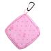Sanitary Napkin Storage Bag Portable Sanitary Napkin Pads Storage Bag Coin Purse Makeup Bag for Women Girls(Pink Strawberry Cactus Unicorn Black Fox Blue Kitten)