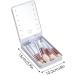 Travel Makeup Brush Set - 14 Small Make up Brush Sets for Women Makeup Brush Kit with LED Cosmetic Brush Set with Storage Box Portable Beauty Brush Set for Girls Womens White - Buy Online on GoSupps.com