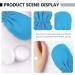 COHEALI 1 Pair Maintenance Essential Oil Gloves Mittens Paraffin Wax Gloves Hand Paraffin Skin Care Gloves Bath Shower Gloves Heat Hand Cover Bath Mitt Polyester Mask Take a Bath - Buy Online on GoSupps.com