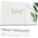 STOBAZA Wrought Iron Door Hook Bathroom Door Towel Rack Hat Storage Rack Door Back Clothing Organizer Metal 41.5X23X5CM Black - Buy Online on GoSupps.com