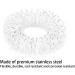 Pen Finger Massage Device - Mini Acupuncture Spring Rings for Stress Relief & Circulation - Silver Finger Therapy Tool - Buy Online on GoSupps.com