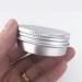 24 Pack 1 Oz Screw Top Aluminum Tin Cans - Storage Jars for Lip Balm, Cosmetic, Candles - Metal Containers with Screw Cap for Salve, Makeup, Tea - Buy Online on GoSupps.com