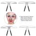 Duevin Eyebrow Template Tool | Precision Positioning for Semi-Permanent Makeup & Microblading | Balance & Symmetry Measuring Slide (03#) - Buy Online on GoSupps.com