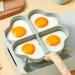 Four Hole Frying for Creative Heart-Shaped Easy Clean Eggs Cooker Omelet Nonstick Eggs Frying Gift for C - Buy Online on GoSupps.com