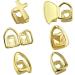 Zonfer Single Tooth Cap - Hip Hop Grill Decoration & Hollow False Teeth for Cosplay | Unique Body Jewelry - Buy Online on GoSupps.com
