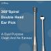 JiMing Ear Wax Removal Kit - 6-in-1 Stainless Steel Tools for Efficient Ear Cleaning and Relaxing Massage with Storage Box - Buy Online on GoSupps.com