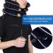 Safwel Air-Inflated Neck Ruff - Cervical Spine Decompression & Neck Pain Relief Support (Blue) - International Shipping Available - Buy Online on GoSupps.com